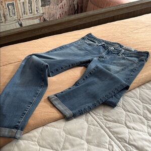 AG The stilt roll up Women's Blue Jeans